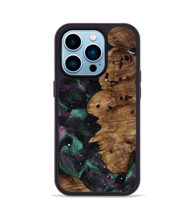 iPhone 14 Pro Wood Phone Case - Mariam (Cosmos, 818612)