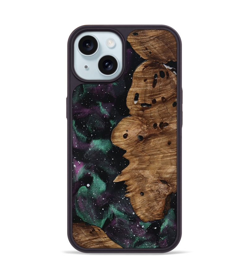 iPhone 15 Wood Phone Case - Mariam (Cosmos, 818612)