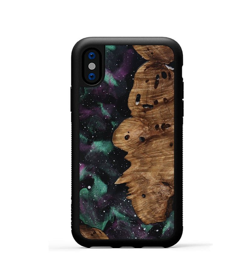 iPhone Xs Wood Phone Case - Mariam (Cosmos, 818612)