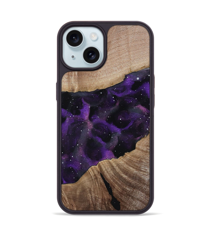 iPhone 15 Wood Phone Case - Fay (Cosmos, 818619)