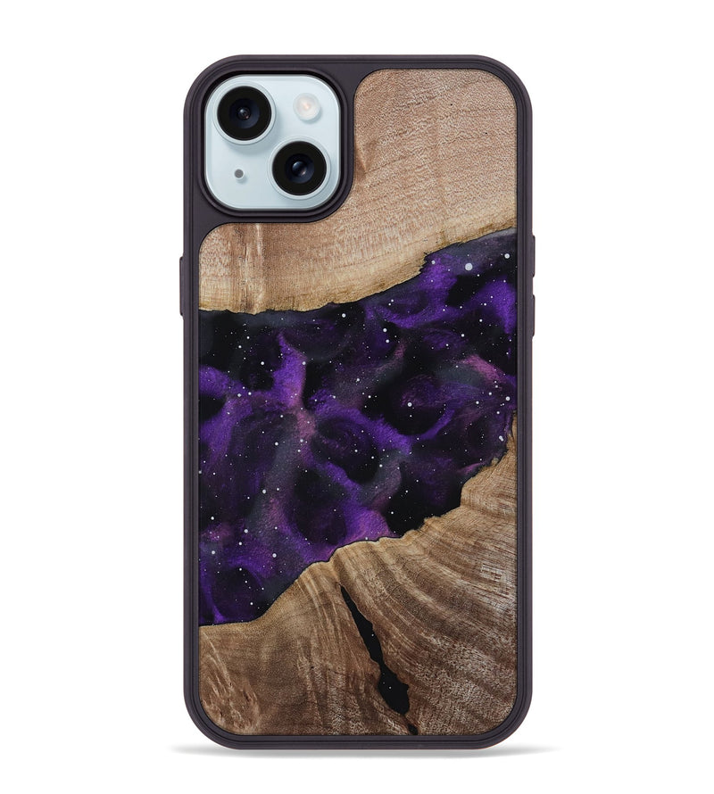 iPhone 15 Plus Wood Phone Case - Fay (Cosmos, 818619)