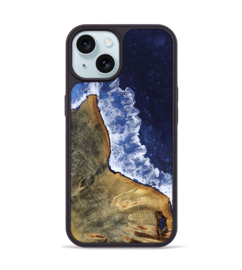 iPhone 15 Wood Phone Case - Luvenia (Coastal, 818626)