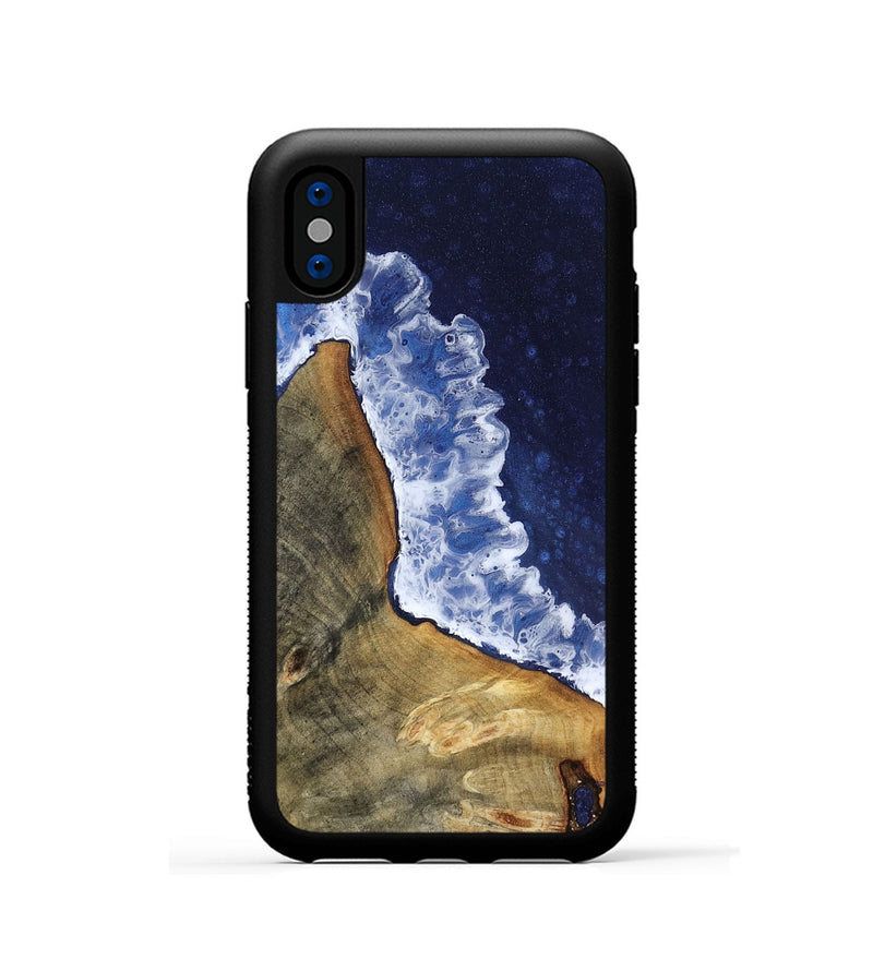 iPhone Xs Wood Phone Case - Luvenia (Coastal, 818626)