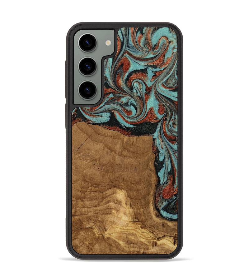 Galaxy S23 Plus Wood Phone Case - Madilyn (Ancient Olive, 818634)