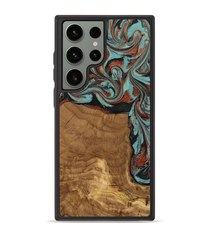 Galaxy S23 Ultra Wood Phone Case - Madilyn (Ancient Olive, 818634)