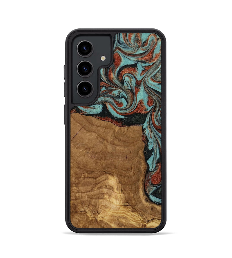 Galaxy S24 Wood Phone Case - Madilyn (Ancient Olive, 818634)