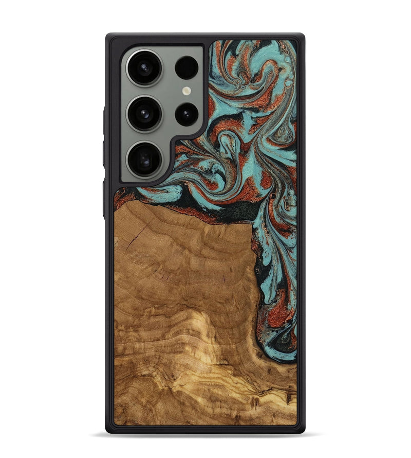 Galaxy S24 Ultra Wood Phone Case - Madilyn (Ancient Olive, 818634)
