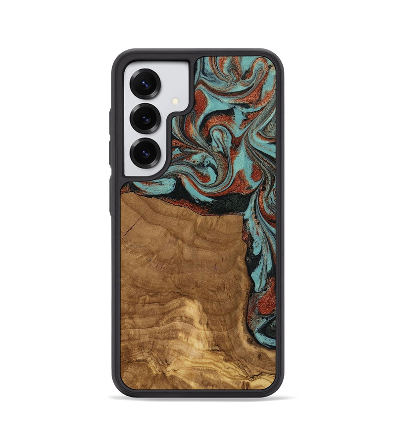 Galaxy S25 Wood Phone Case - Madilyn (Ancient Olive, 818634)