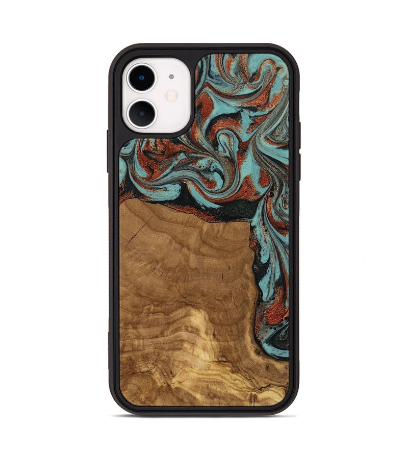 iPhone 11 Wood Phone Case - Madilyn (Ancient Olive, 818634)