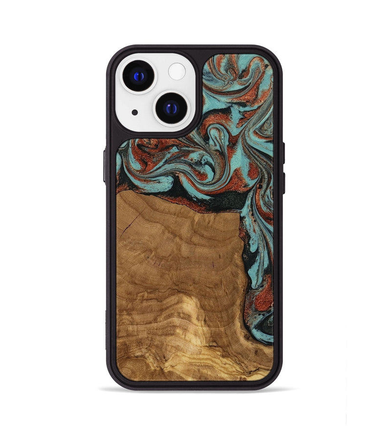 iPhone 13 Wood Phone Case - Madilyn (Ancient Olive, 818634)