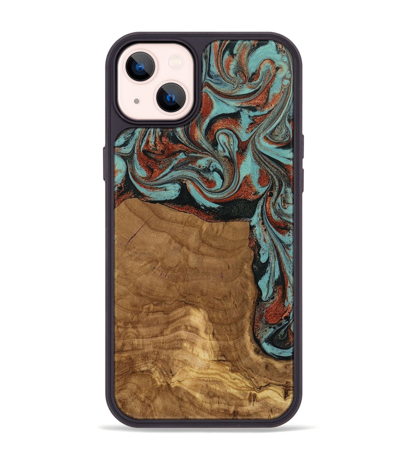 iPhone 14 Plus Wood Phone Case - Madilyn (Ancient Olive, 818634)