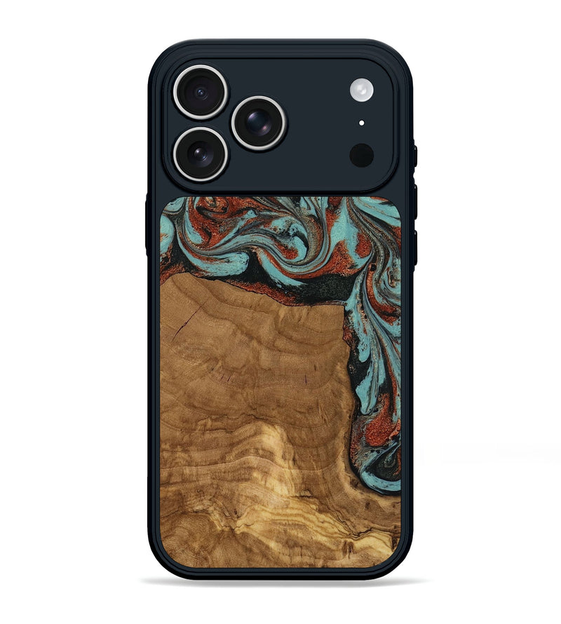 iPhone 17 Pro Max Wood Phone Case - Madilyn (Ancient Olive, 818634)