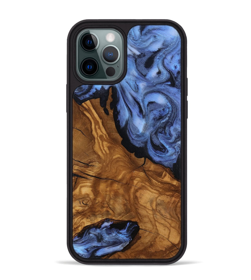iPhone 12 Pro Max Wood Phone Case - Chas (Ancient Olive, 818635)