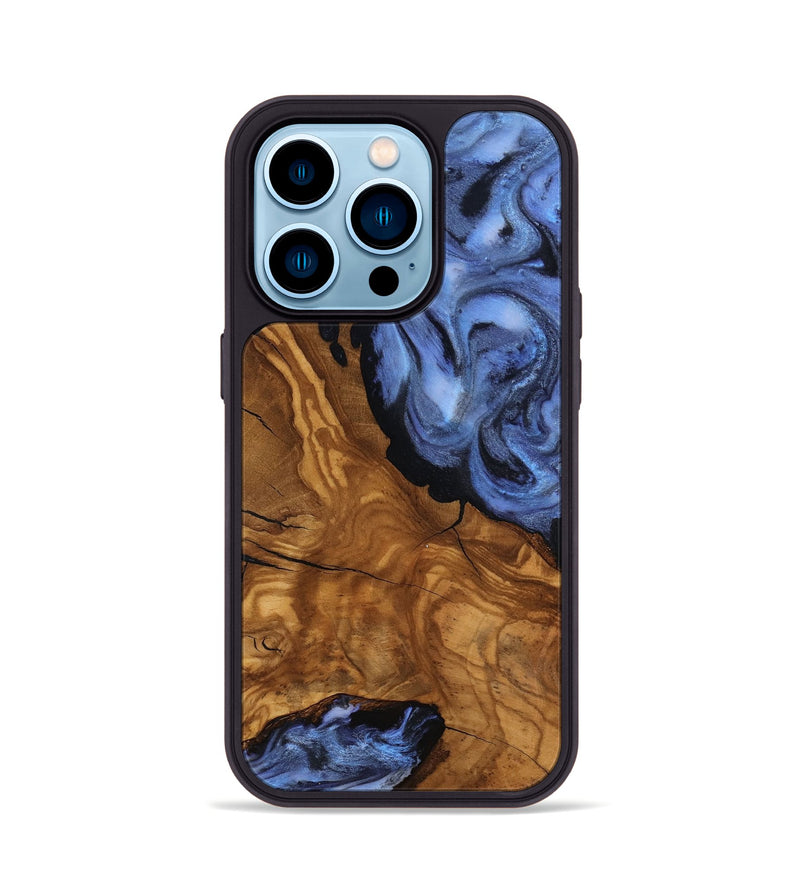 iPhone 14 Pro Wood Phone Case - Chas (Ancient Olive, 818635)
