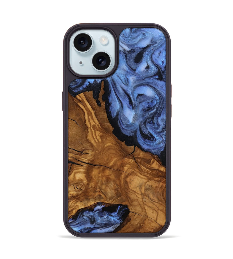 iPhone 15 Wood Phone Case - Chas (Ancient Olive, 818635)