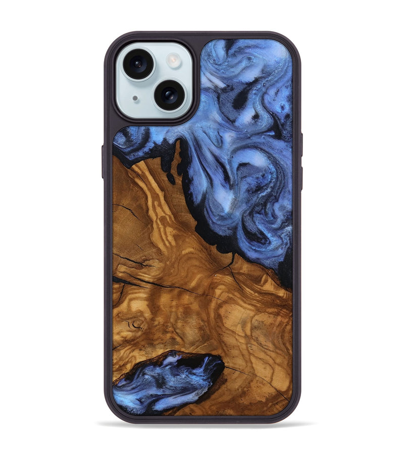iPhone 15 Plus Wood Phone Case - Chas (Ancient Olive, 818635)