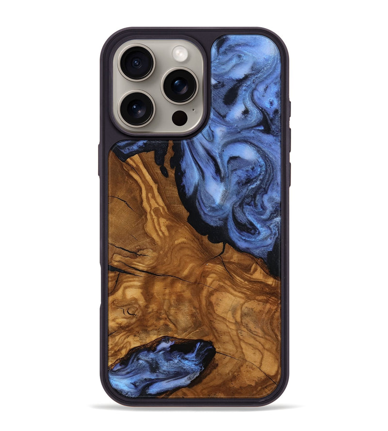 iPhone 16 Pro Max Wood Phone Case - Chas (Ancient Olive, 818635)