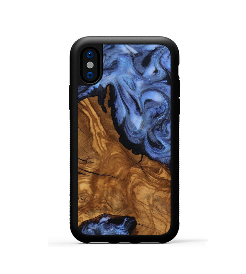 iPhone Xs Wood Phone Case - Chas (Ancient Olive, 818635)