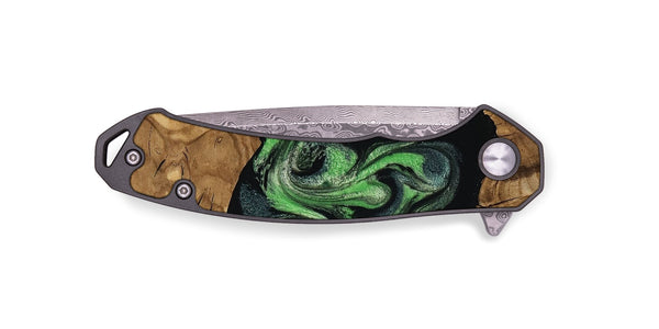 EDC Wood Pocket Knife - Laraine (Ancient Olive, 818636)