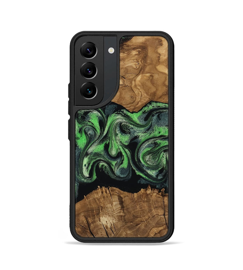Galaxy S22 Wood Phone Case - Laraine (Ancient Olive, 818636)