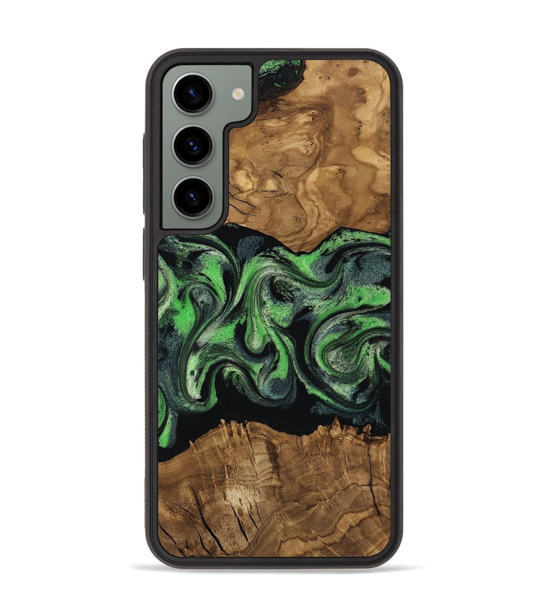 Galaxy S23 Plus Wood Phone Case - Laraine (Ancient Olive, 818636)