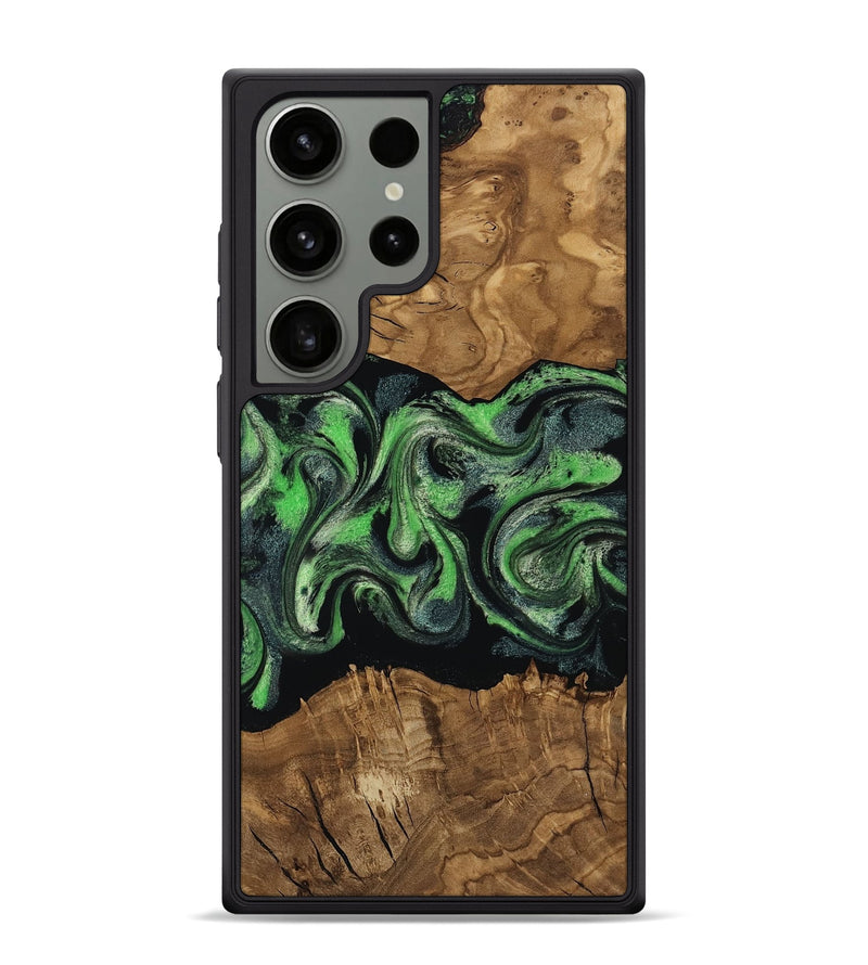 Galaxy S24 Ultra Wood Phone Case - Laraine (Ancient Olive, 818636)