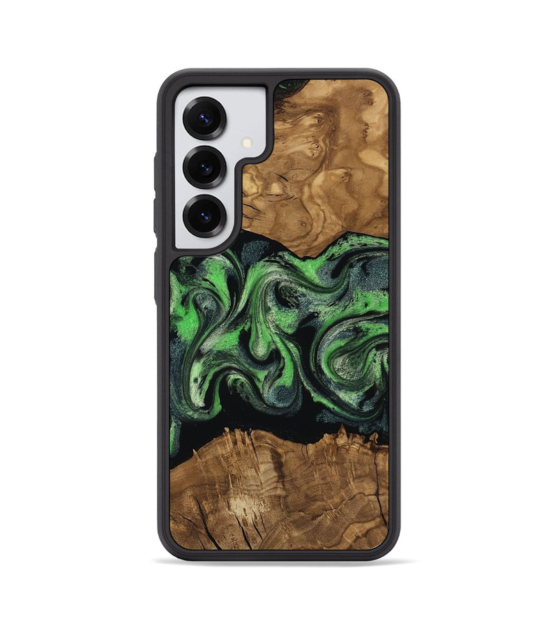 Galaxy S25 Wood Phone Case - Laraine (Ancient Olive, 818636)