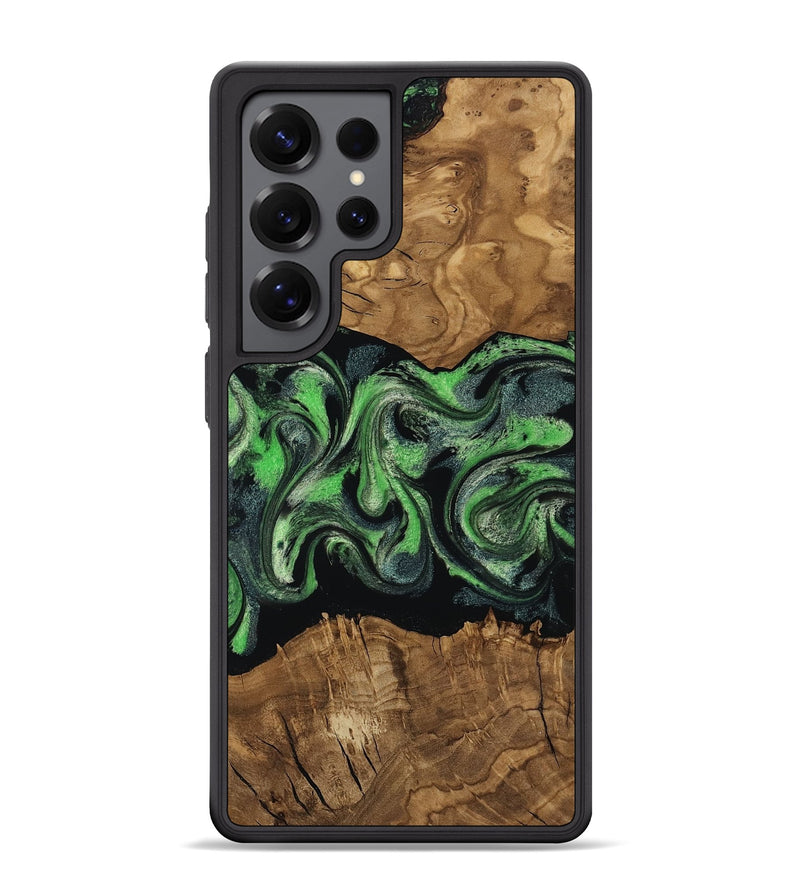 Galaxy S25 Ultra Wood Phone Case - Laraine (Ancient Olive, 818636)