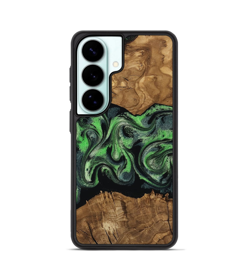 Galaxy S26 Wood Phone Case - Laraine (Ancient Olive, 818636)