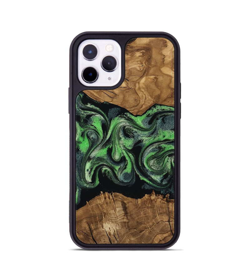iPhone 11 Pro Wood Phone Case - Laraine (Ancient Olive, 818636)