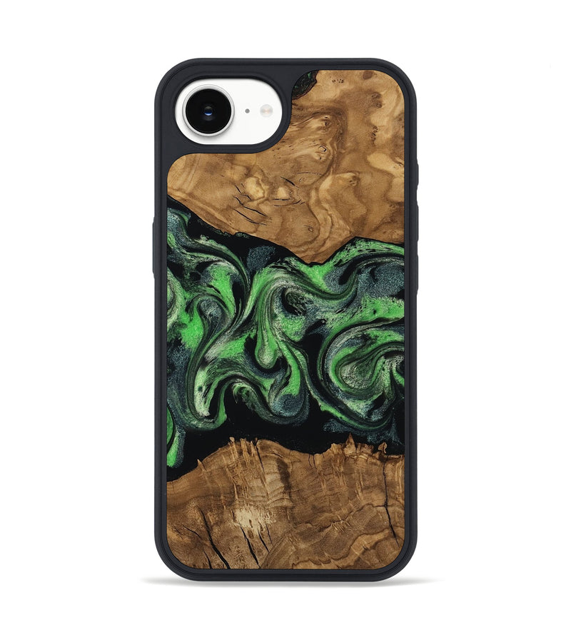 iPhone 16e Wood Phone Case - Laraine (Ancient Olive, 818636)