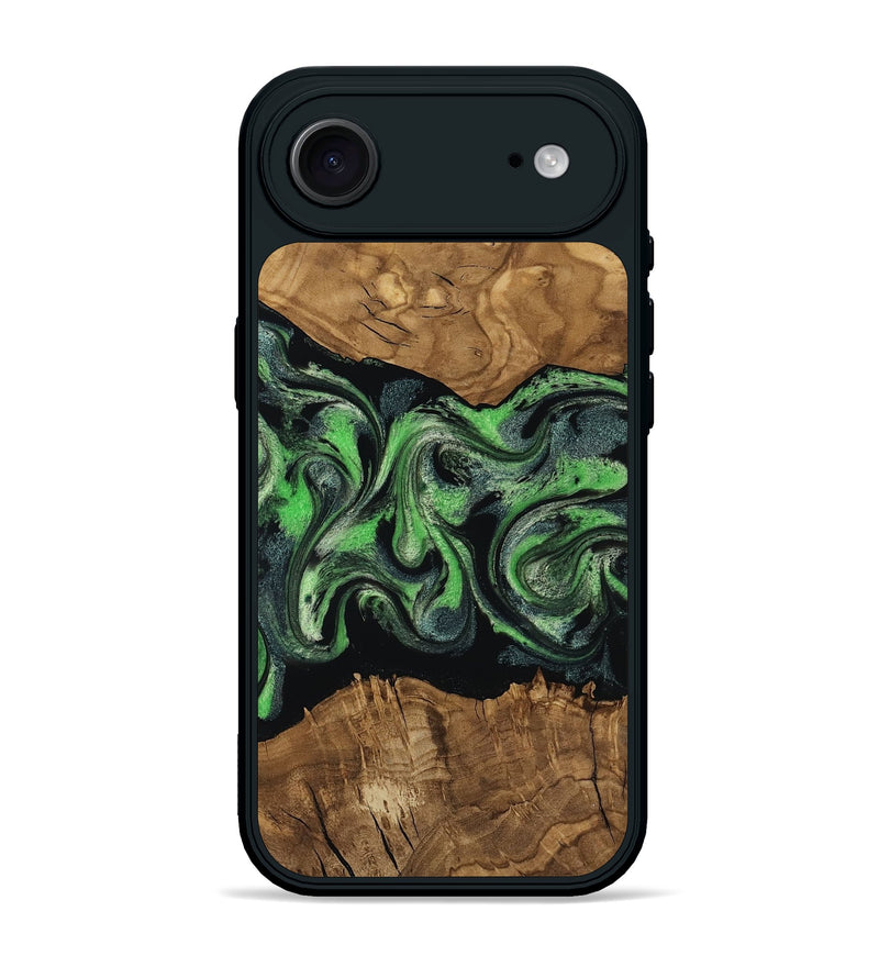 iPhone 17 Air Wood Phone Case - Laraine (Ancient Olive, 818636)