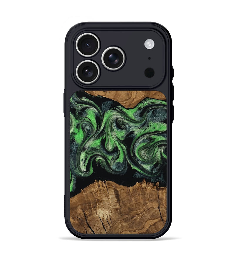 iPhone 17 Pro Wood Phone Case - Laraine (Ancient Olive, 818636)