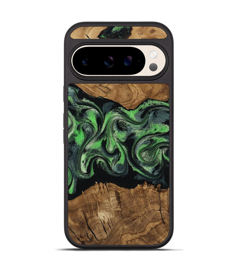 Pixel 10 Wood Phone Case - Laraine (Ancient Olive, 818636)
