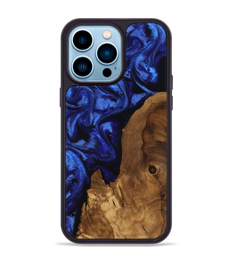 iPhone 14 Pro Max Wood Phone Case - Emile (Ancient Olive, 818637)