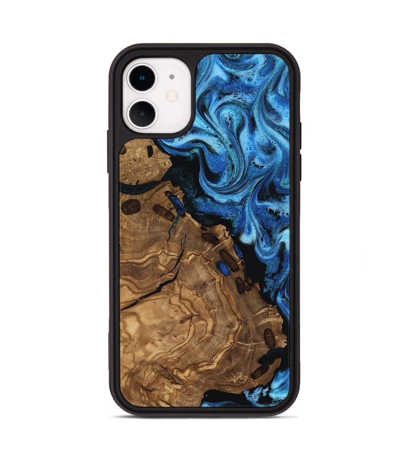 iPhone 11 Wood Phone Case - Floy (Ancient Olive, 818639)