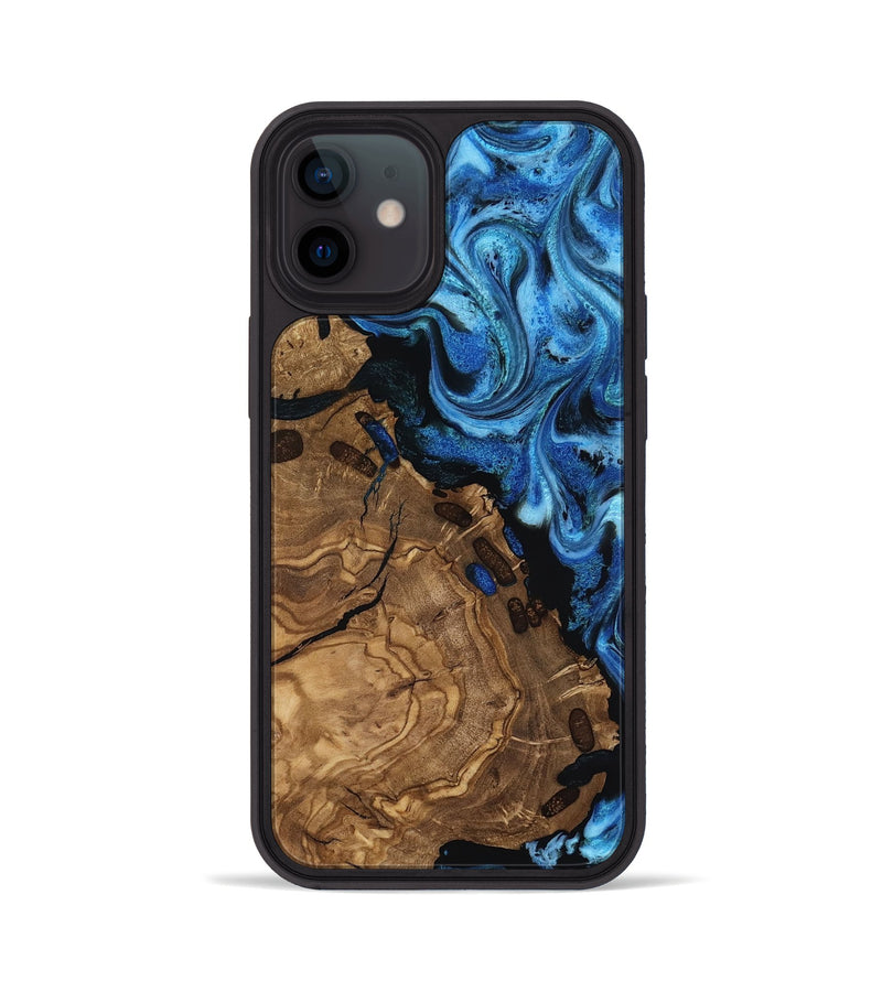 iPhone 12 Wood Phone Case - Floy (Ancient Olive, 818639)