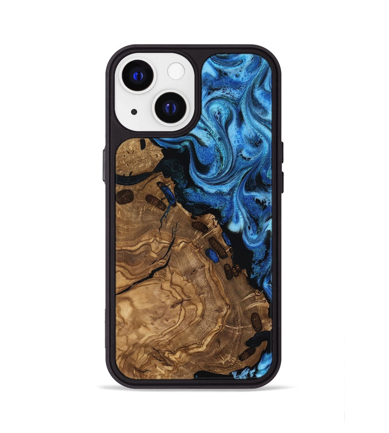 iPhone 13 Wood Phone Case - Floy (Ancient Olive, 818639)