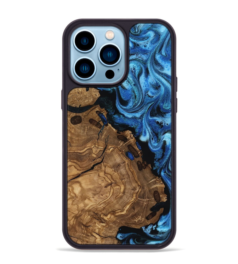 iPhone 14 Pro Max Wood Phone Case - Floy (Ancient Olive, 818639)