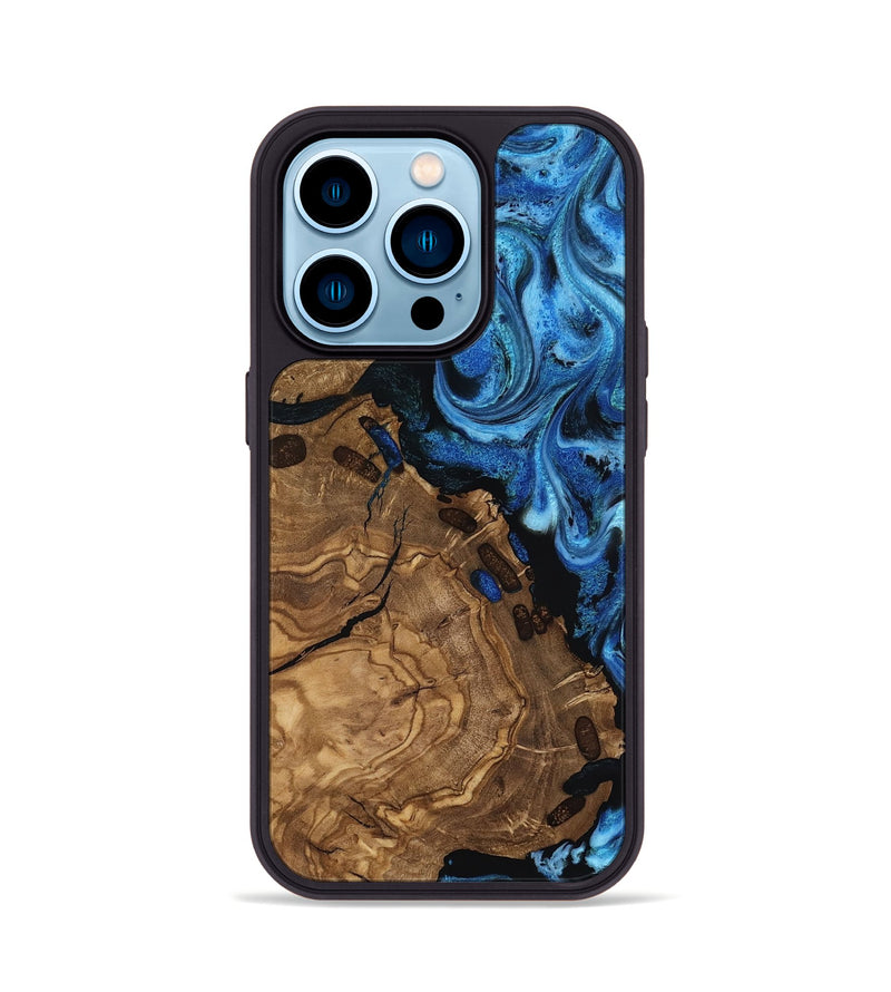 iPhone 14 Pro Wood Phone Case - Floy (Ancient Olive, 818639)