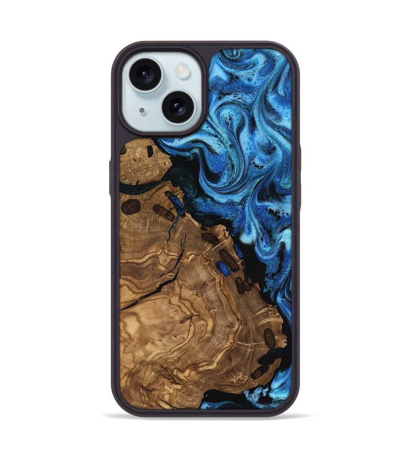 iPhone 15 Wood Phone Case - Floy (Ancient Olive, 818639)