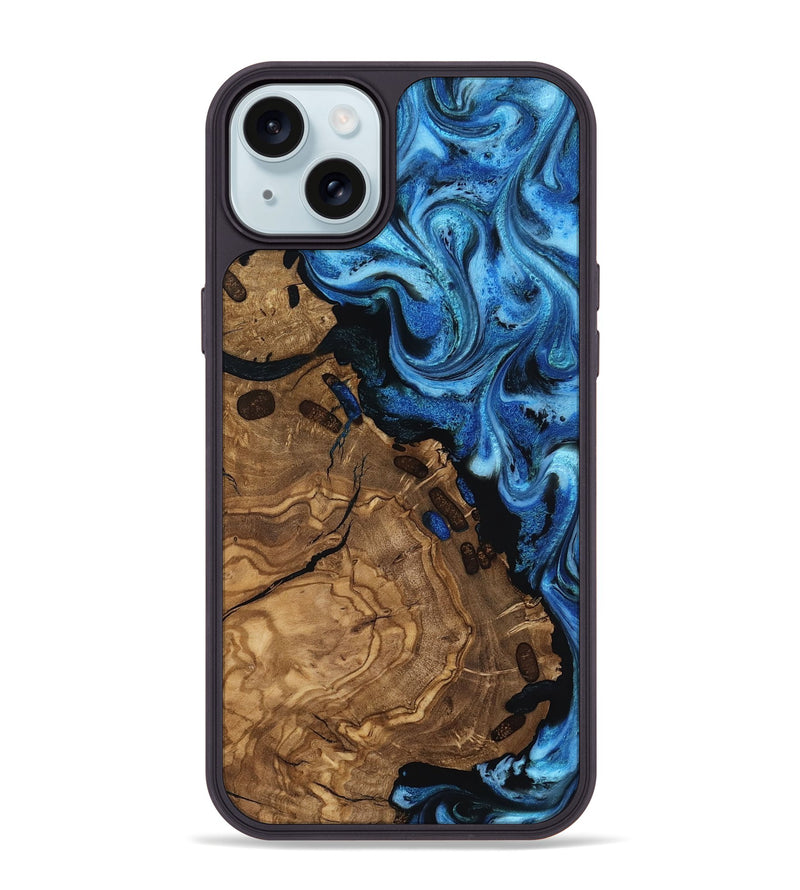 iPhone 15 Plus Wood Phone Case - Floy (Ancient Olive, 818639)