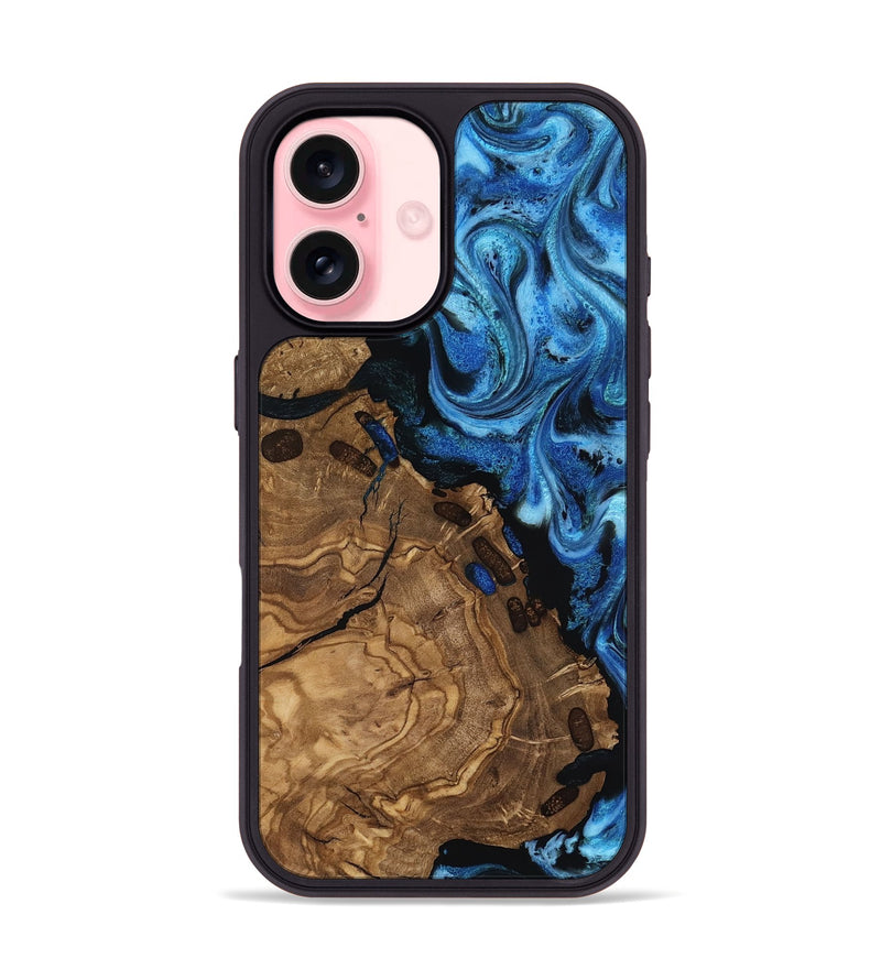 iPhone 16 Wood Phone Case - Floy (Ancient Olive, 818639)