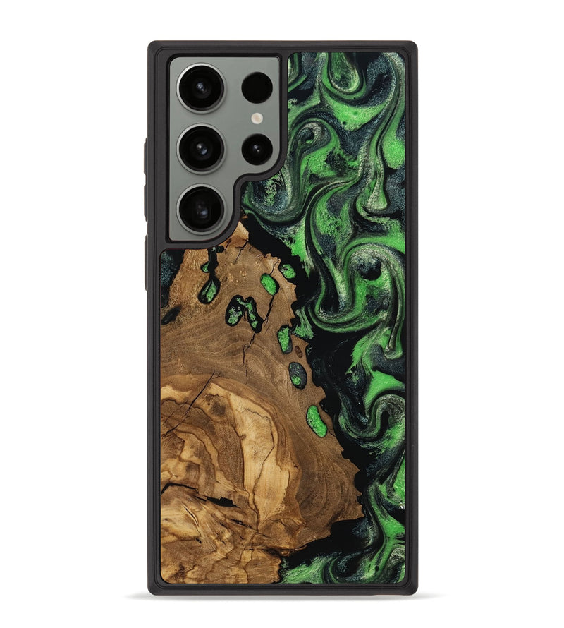 Galaxy S23 Ultra Wood Phone Case - Harlan (Ancient Olive, 818640)