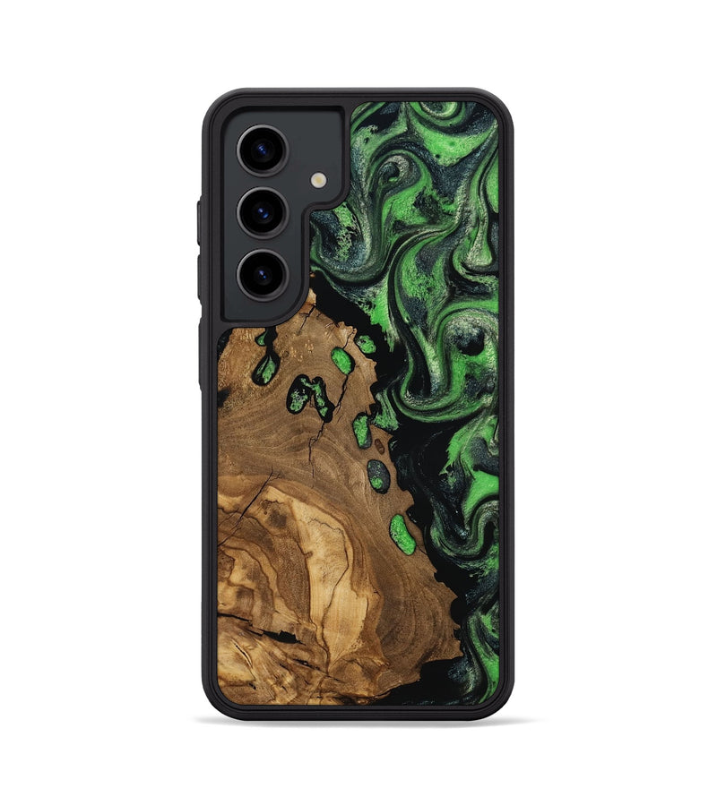 Galaxy S24 Wood Phone Case - Harlan (Ancient Olive, 818640)