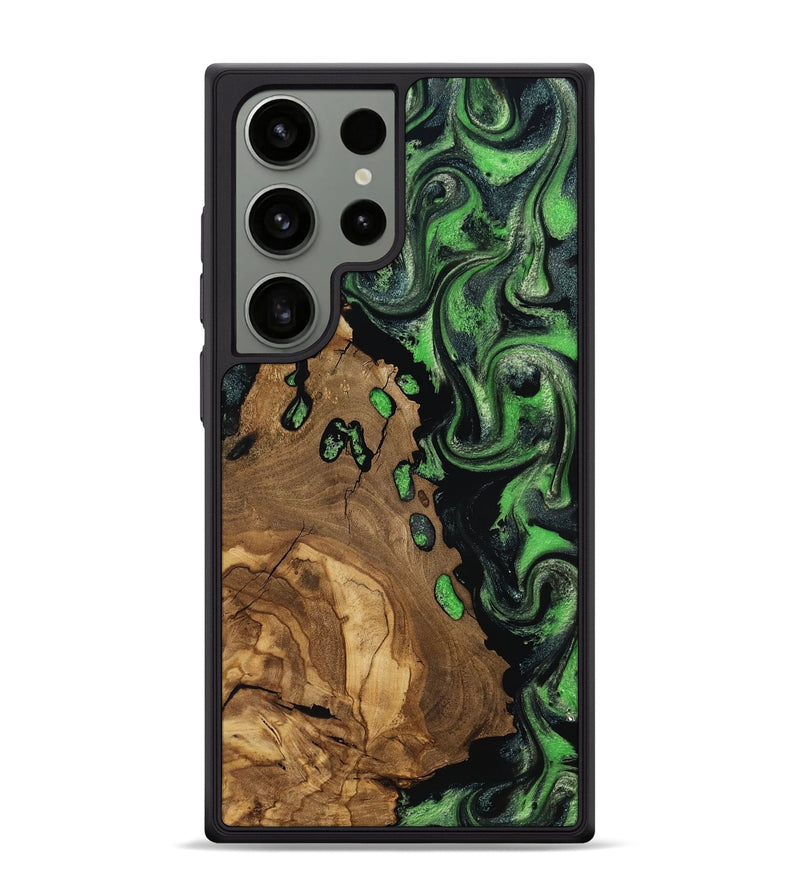 Galaxy S24 Ultra Wood Phone Case - Harlan (Ancient Olive, 818640)