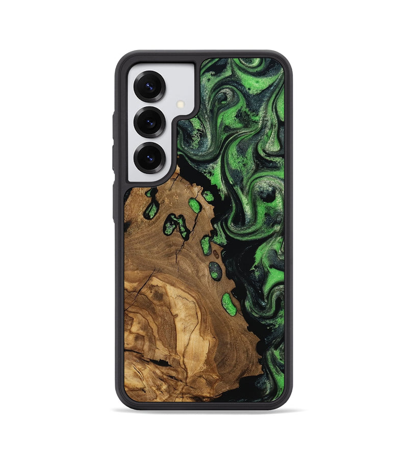 Galaxy S25 Wood Phone Case - Harlan (Ancient Olive, 818640)