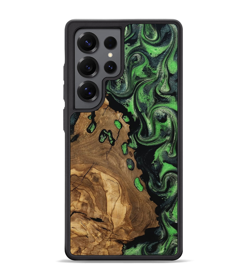 Galaxy S25 Ultra Wood Phone Case - Harlan (Ancient Olive, 818640)