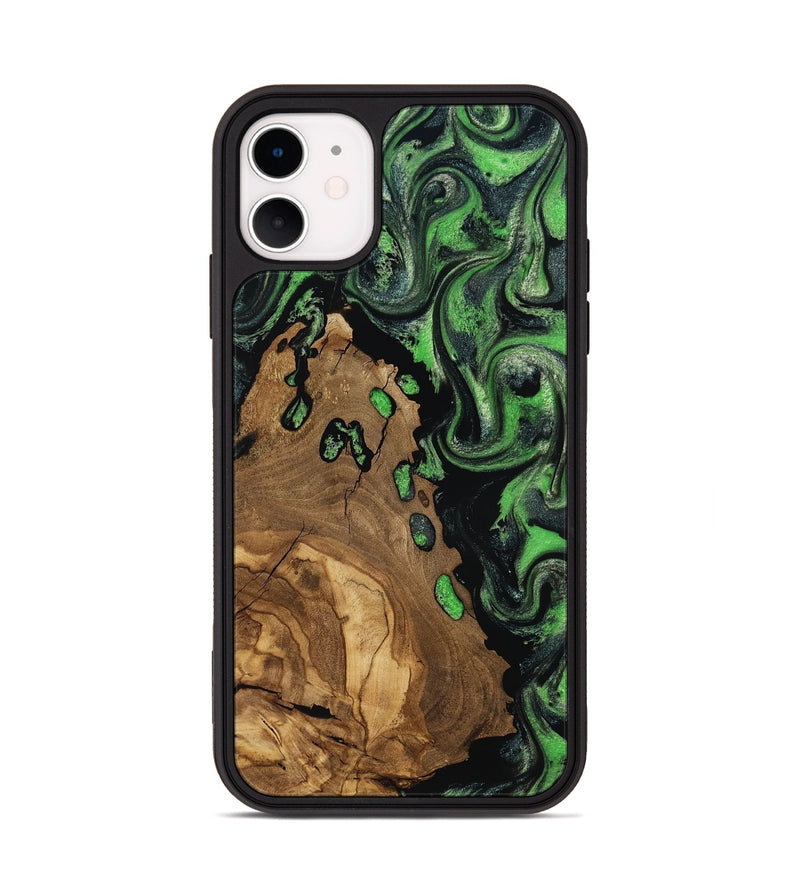 iPhone 11 Wood Phone Case - Harlan (Ancient Olive, 818640)