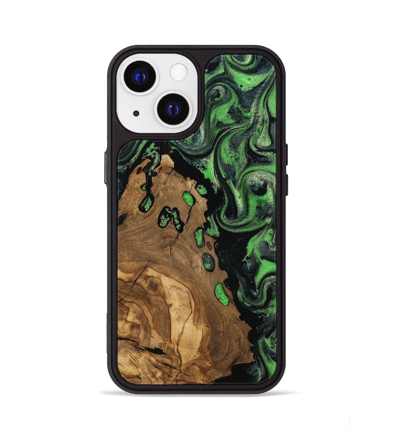 iPhone 13 Wood Phone Case - Harlan (Ancient Olive, 818640)